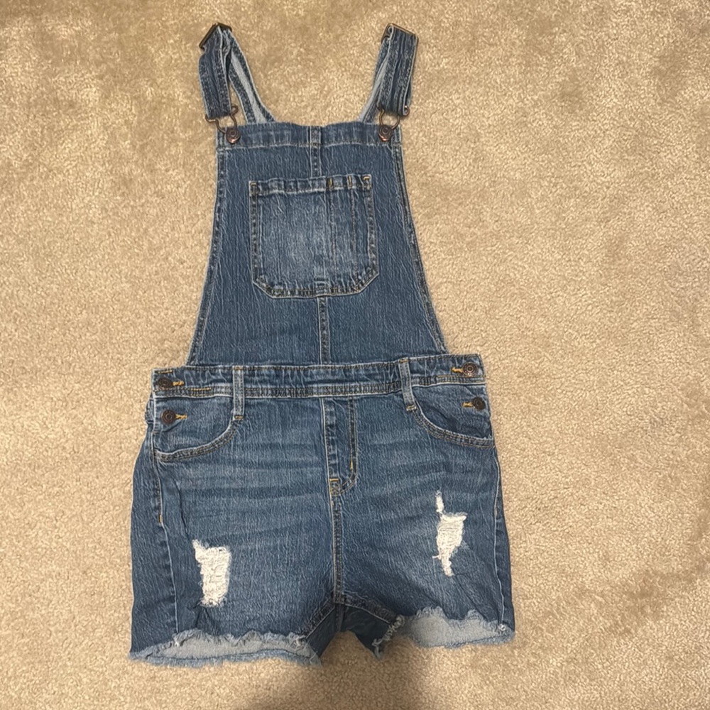 Cat & Jack Blue Denim Women Jeans Overalls